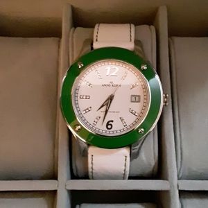 Leather Anne Klein Watch